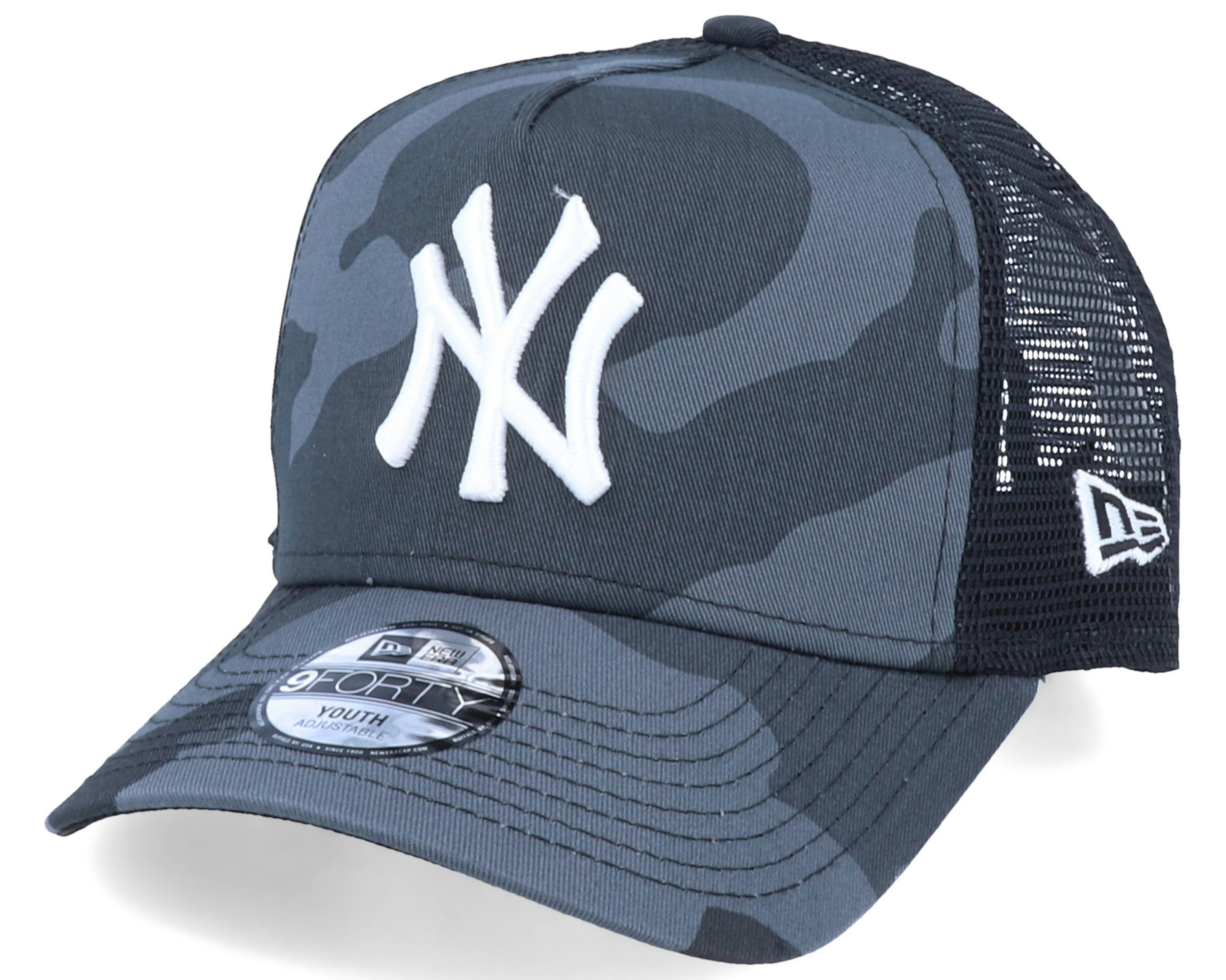 New York Yankees dark camo New Era Kinder 9Forty Cap 